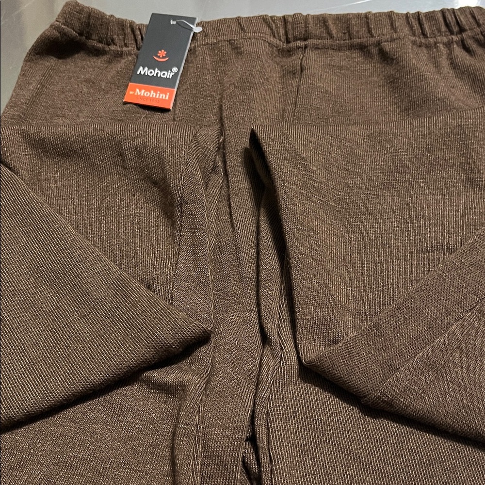 Women's Classic Brown Leggings Mohair by Mohini asst’d colours Size Small